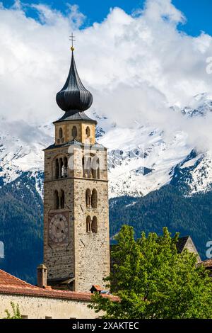 Glurns-Glorenza, Vinschgau-Vinschgau, Südtirol, Italien Stockfoto