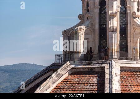 Die riesige Kuppel der Kathedrale Santa Maria del Fiore in Florenz, Italien Stockfoto