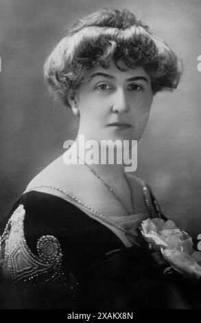 Mrs. W. P. Jackson, zwischen 1910 und 1915. Zeigt die Ehefrau des Senators William P. Jackson aus Maryland, dessen Amtszeit im März 1913 begann. Stockfoto