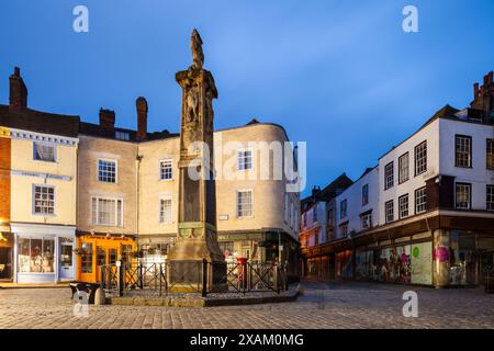 Canterbury war Memorial auf dem Buttermarkt in Kent, England. Stockfoto