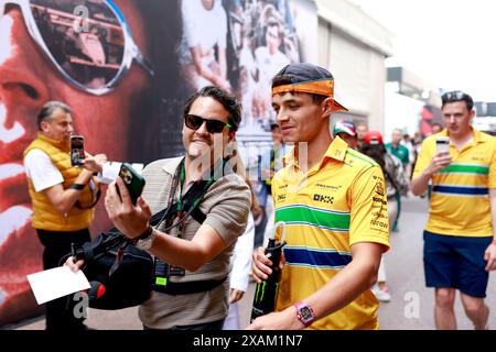 Monte-Carlo, Monaco. Mai 2024. #4 Lando Norris (GBR, McLaren Formel-1-Team), F1 Grand Prix von Monaco am 26. Mai 2024 auf dem Circuit de Monaco in Monte-Carlo, Monaco. (Foto von HOCH ZWEI) Credit: dpa/Alamy Live News Stockfoto