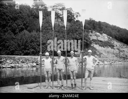 Columbia Varsity Four (1913), 1913. Stockfoto