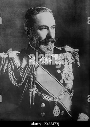 Prinz Ludwig von Battenberg, zwischen 1910 und 1915. Zeigt Louis Alexander Mountbatten, 1. Marquess of Milford Haven (1854–1921), einen deutschen Prinzen. Stockfoto