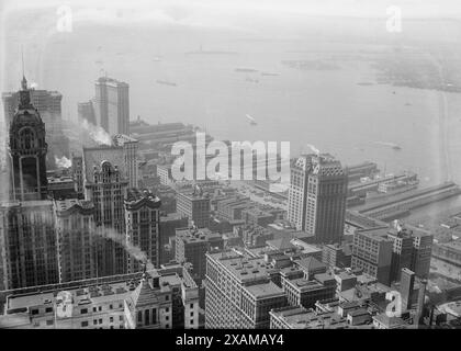 Vom Woolworth Gebäude, zwischen 1915 und 1920. Stockfoto