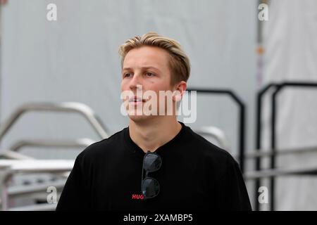 Montreal, Kanada. Juni 2024. 07.06.2024, Circuit Gilles-Villeneuve, Montreal, FORMEL 1 AWS GRAND PRIX DU CANADA 2024, im Bild Liam Lawson (NZL), Scuderia AlphaTauri Credit: dpa/Alamy Live News Stockfoto