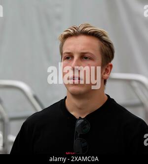 Montreal, Kanada. Juni 2024. 07.06.2024, Circuit Gilles-Villeneuve, Montreal, FORMEL 1 AWS GRAND PRIX DU CANADA 2024, im Bild Liam Lawson (NZL), Scuderia AlphaTauri Credit: dpa/Alamy Live News Stockfoto