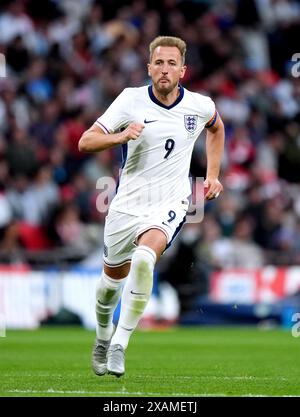 England's Harry Kane während einer internationalen Freundschaft im Wembley Stadium, London. Bilddatum: Freitag, 7. Juni 2024. Stockfoto