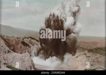 Waimangu Geysir, 1900er Jahre. Stockfoto