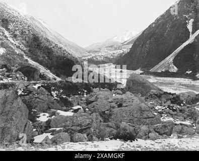 Arthur's Pass, West Coast Road, C1880s. Stockfoto