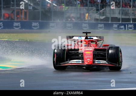 Montreal, Kanada. Juni 2024. 07.06.2024, Circuit Gilles-Villeneuve, Montreal, FORMEL 1 AWS GRAND PRIX DU CANADA 2024, im Bild Charles Leclerc (MCO), Scuderia Ferrari HP/dpa/Alamy Live News Stockfoto