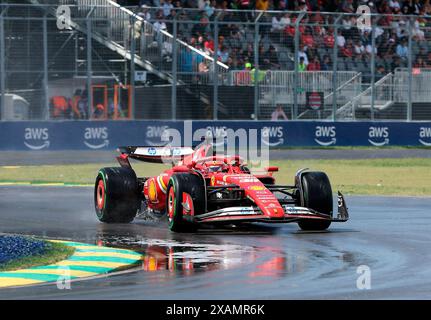 Montreal, Kanada. Juni 2024. 07.06.2024, Circuit Gilles-Villeneuve, Montreal, FORMEL 1 AWS GRAND PRIX DU CANADA 2024, im Bild Charles Leclerc (MCO), Scuderia Ferrari HP/dpa/Alamy Live News Stockfoto