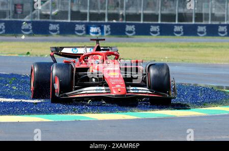 Montreal, Kanada. Juni 2024. 07.06.2024, Circuit Gilles-Villeneuve, Montreal, FORMEL 1 AWS GRAND PRIX DU CANADA 2024, im Bild Charles Leclerc (MCO), Scuderia Ferrari HP/dpa/Alamy Live News Stockfoto