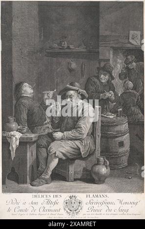 D&#xe9;Lices des Flamans (flämische Köstlichkeiten), 1748-1807. Stockfoto