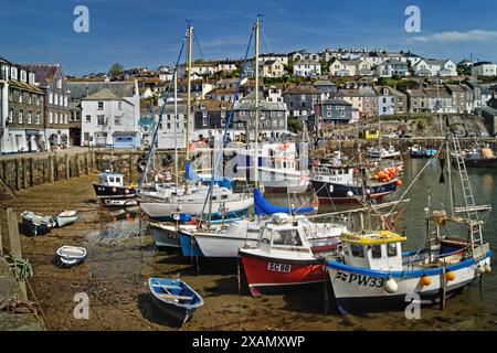 Großbritannien, Cornwall, Mevagissey Harbour Stockfoto