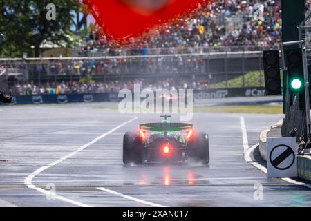 Valtteri Bottas (FIN) - Stake F1 Team Kick sauber - sauber C44 - Ferrari während des Formel 1 AWS Grand Prix du Canada 2024, Montreal, Quebec, Kanada, vom 6. Bis 9. Juni - Rang 9 von 24 von 2024 F1 World Championship Stockfoto