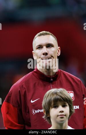 Lukasz Skorupski während des Freundschaftsspiels zwischen den Nationalmannschaften Polens und der Ukraine bei PGE Narodowy, Warschau, Polen Stockfoto