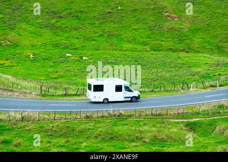 New Zealand State Highway 43 (Forgotten World Highway) Stockfoto