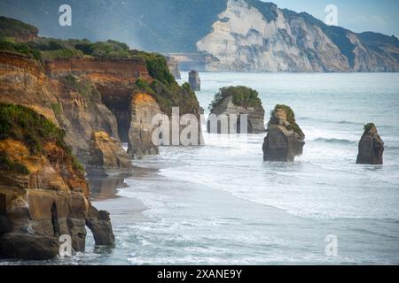 Die Drei Schwestern - Neuseeland Stockfoto