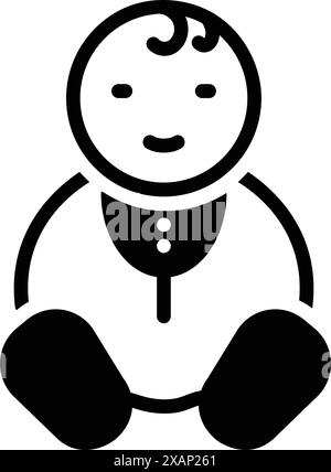 Symbol für Baby, infante Stock Vektor