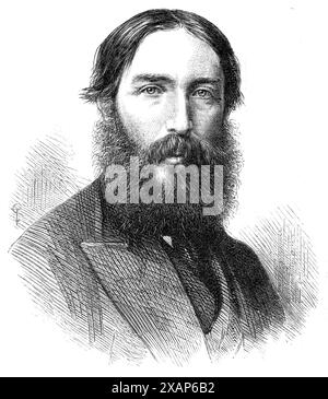 Mr. G. D. Leslie, A.R.A., 1868. „Wir glauben, dass der junge Künstler der erste Maler ist, der zum Associate ernannt wurde, dessen Vater, auch Maler, Mitglied der Königlichen Akademie war... von seinem Vater hat er natürlich eine Menge Kunstunterricht erhalten. und das reine und zärtliche Gefühl sowie die Einfachheit der Methode, die so viele Werke des Vaters auszeichnet, scheinen sich in den Produktionen des Sohnes widerzuspiegeln... wie sein Vater (der über die Notwendigkeit des englischen Künstlers lachte, der in Rom studiert hat), Mr. Leslie war, wie wir wissen, nie im Ausland, mit Ausnahme von s Stockfoto