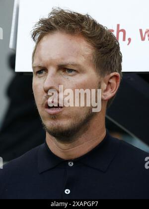 MONCHENGLADBACH - Deutschland-Trainer Julian Nagelsmann während des Freundschaftsspiels zwischen Deutschland und Griechenland am 7. Juni 2024 im Borussia-Park in Monchengladbach. ANP | Hollandse Hoogte | BART STOUTJESDIJK Stockfoto