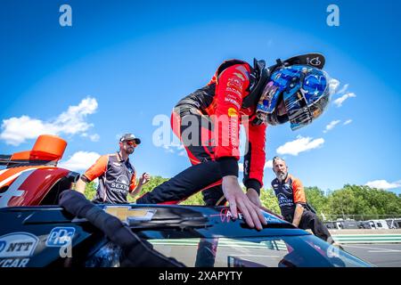 Elkhart Lake, Wi, USA. Juni 2024. SANTINO FERRUCCI (14) aus Woodbury, Connecticut, bereitet sich auf den XPEL Grand Prix in der Road America in Elkhart Lake, WI vor. (Kreditbild: © Walter G. Arce Sr./ASP via ZUMA Press Wire) NUR REDAKTIONELLE VERWENDUNG! Nicht für kommerzielle ZWECKE! Stockfoto