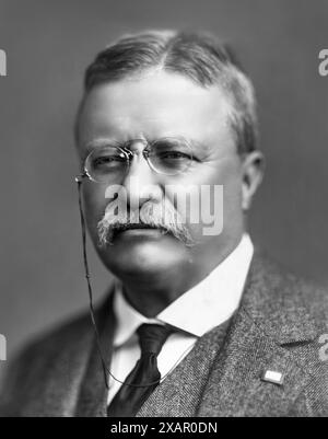 US-Präsident Theodore Roosevelt (1858–1919) im Jahr 1918. (USA) Stockfoto