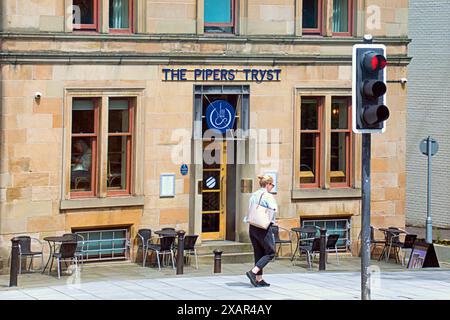 Glasgow, Schottland, Großbritannien. 8. Juni 2024: UK Wetter: Sonnig in der Stadt sah die Stadt Einheimische und Touristen im Stadtzentrum. Credit Gerard Ferry/Alamy Live News Stockfoto