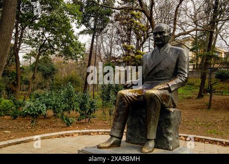 Statue von Mustafa Kemal (Atatürk; 1881-1938). Park Gülhane. Istanbul. Türkei. Stockfoto