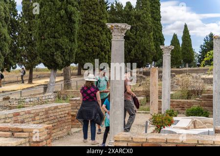 Italica, antike römische Stadt, 206 v. Chr., Andalusien, Spanien. Stockfoto