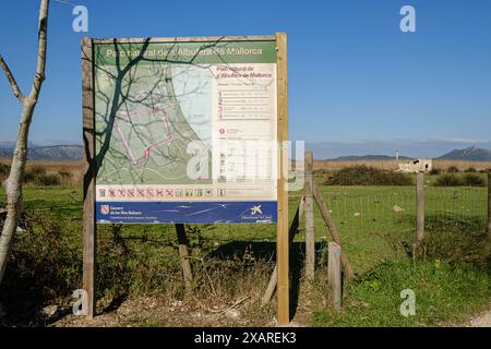 albufera de mallorca, Mallorca, Balearen, Spanien. Stockfoto