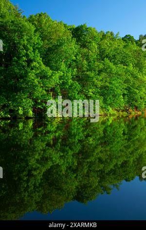 Reservoir #3, West Hartford Reservoirs, West Hartford, Connecticut Stockfoto