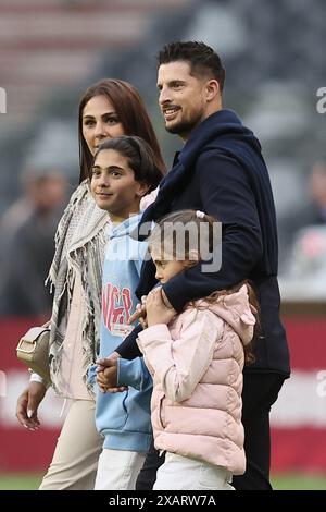 Brüssel, Belgien Juni 2024. Kevin Mirallas aus Belgien, dargestellt während eines Freundschaftsspiels zwischen der belgischen Fußballnationalmannschaft Red Devils und der luxemburgischen Nationalmannschaft im King Baudouin Stadion (Stade ROI Baudouin - Koning Boudewijnstadion), Samstag, den 08. Juni 2024 in Brüssel. Die Red Devils bereiten sich auf die bevorstehende Europameisterschaft 2024 in Deutschland vor. BELGA FOTO BRUNO FAHY Credit: Belga News Agency/Alamy Live News Stockfoto