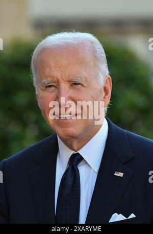 Paris, Frankreich. Juni 2024. Frankreich, Paris, 08.06.2024. Staatsessen zum Besuch von Präsident Joe Biden. francois pauletto/Alamy Live News Stockfoto