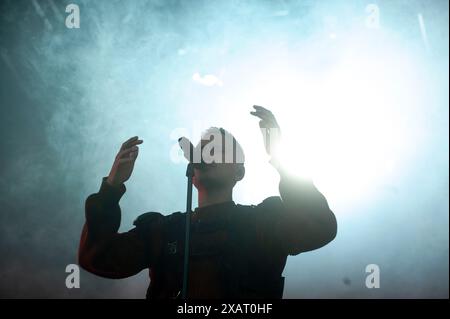 Göteborg, Schweden. Juni 2024. Newkid tritt am 8. Juni 2024 bei einem Konzert im Liseberg Stora Scen in Göteborg auf. Quelle: PS Photo / Alamy Live News Stockfoto