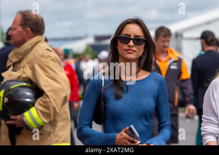 Montreal, Quebec, Kanada. Juni 2024. Alexandra Saint Mieux - Leclerc Freundin. Während des Formel 1 AWS Grand Prix du Canada 2024, Montreal, Quebec, Kanada, vom 6. Bis 9. Juni - Runde 9 von 24 von 2024 F1-Weltmeisterschaft (Foto: © Alessio de Marco/ZUMA Press Wire) NUR REDAKTIONELLE VERWENDUNG! Nicht für kommerzielle ZWECKE! Stockfoto