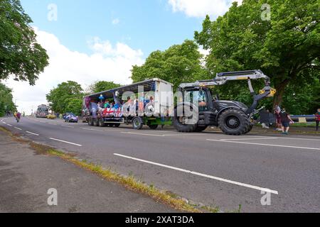 Karnevalsparade in Long Eaton, Derbyshire, Großbritannien 2024 Stockfoto