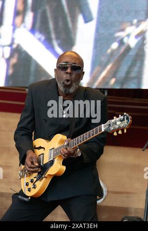 7. Juni 2024, Chicago, Illinois, USA: Mr. SIPP tritt am Freitag Abend des Chicago Blues Festivals auf. (Kreditbild: © Karen I. Hirsch/ZUMA Press Wire) NUR REDAKTIONELLE VERWENDUNG! Nicht für kommerzielle ZWECKE! Stockfoto