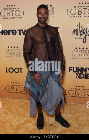 Los Angeles, USA. Juni 2024. Teraj nimmt am 7. Juni 2024 an der Critics Choice Celebration of LGBTQ Cinema & Television im Fairmont Century Plaza in Los Angeles Teil. Foto: Crash/imageSPACE Credit: Imagespace/Alamy Live News Stockfoto