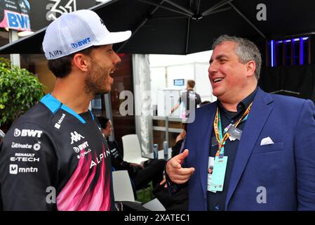 Montreal, Kanada. Juni 2024. Formel-1-Weltmeisterschaft, Rd 9, großer Preis von Kanada, Samstag, 8. Juni 2024. Montreal, Kanada. Quelle: James Moy/Alamy Live News Stockfoto