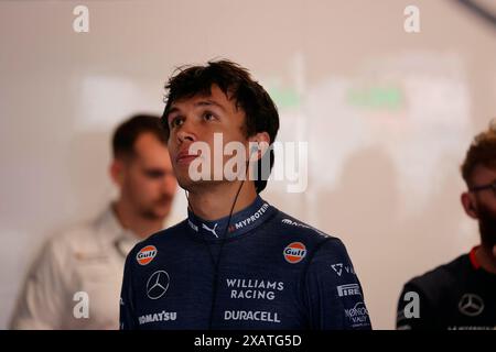 Montreal, Kanada. Juni 2024. 08.06.2024, Circuit Gilles-Villeneuve, Montreal, FORMEL 1 AWS GRAND PRIX DU CANADA 2024, im Bild Alexander Albon (GBR), Williams Racing Credit: dpa/Alamy Live News Stockfoto