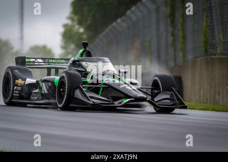 Elkhart Lake, Wi, USA. Juni 2024. Ersatzfahrer NOLAN SIEGEL (78) aus Palo Alto, Kalifornien, qualifiziert sich für den XPEL Grand Prix auf der Road America in Elkhart Lake, WI. (Kreditbild: © Walter G. Arce Sr./ASP via ZUMA Press Wire) NUR REDAKTIONELLE VERWENDUNG! Nicht für kommerzielle ZWECKE! Stockfoto