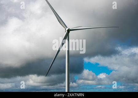 Windpark Te Apiti - Neuseeland Stockfoto