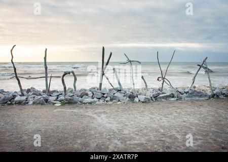 Hokitika Beach - Neuseeland Stockfoto