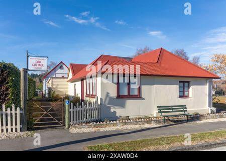 Cob Cottage Museum, Cheviot Street, Waiau, Hurunui District, North Canterbury, Region Canterbury, Südinsel, Neuseeland Stockfoto