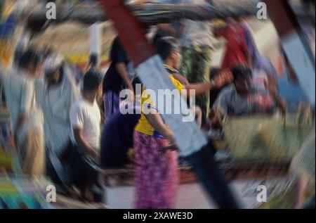 Der Markt in Tihama ist die Küstenebene des Roten Meeres der Arabischen Halbinsel vom Golf von Aqaba bis zum Bab el Mandeb Stockfoto