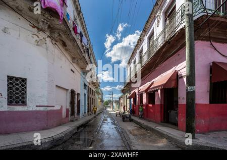 Regla Viertel in Havanna an einem sonnigen Tag Stockfoto