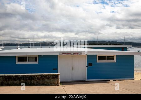 Vaucluse Amateur Yacht Club Gebäude am Watsons Bay Beach, Sydney Hafen, NSW, Australien Stockfoto