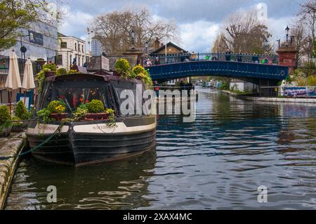 Grand Union Canal, Little Venice, London, England Stockfoto