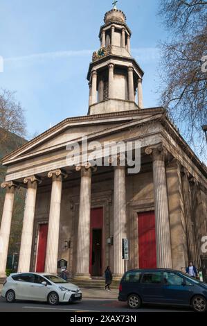 Pfarrkirche St Pancras, Bloomsbury, London, England Stockfoto